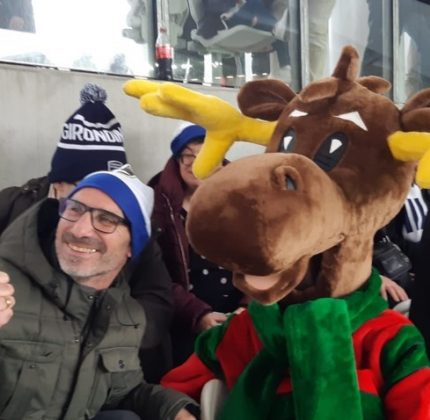 Les supporters Girondins du FAM Bègles au Matmut Atlantique