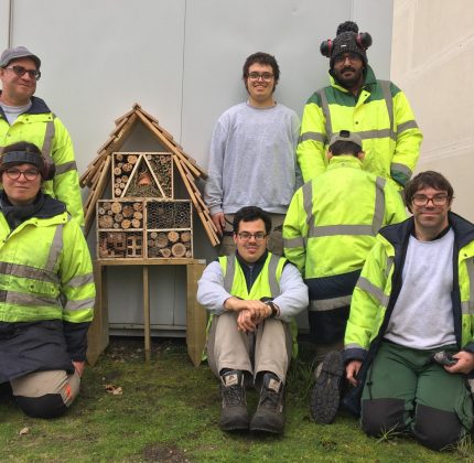 Le premier hôtel à insectes installé sur le site de l’AIA