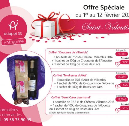 Offre spéciale Saint-Valentin