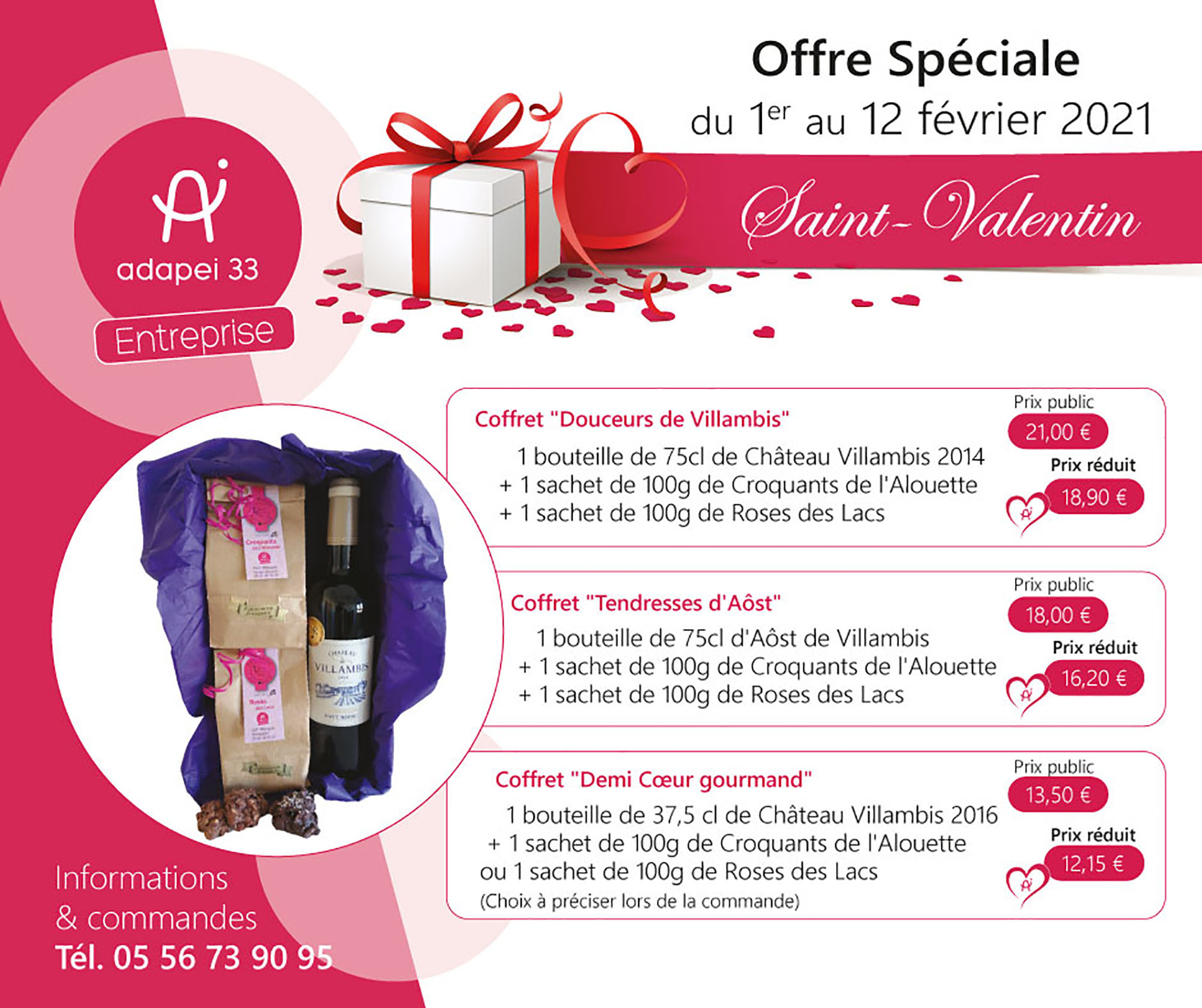 Offre spéciale Saint-Valentin