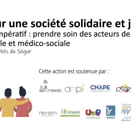 Pour une société solidaire et juste…